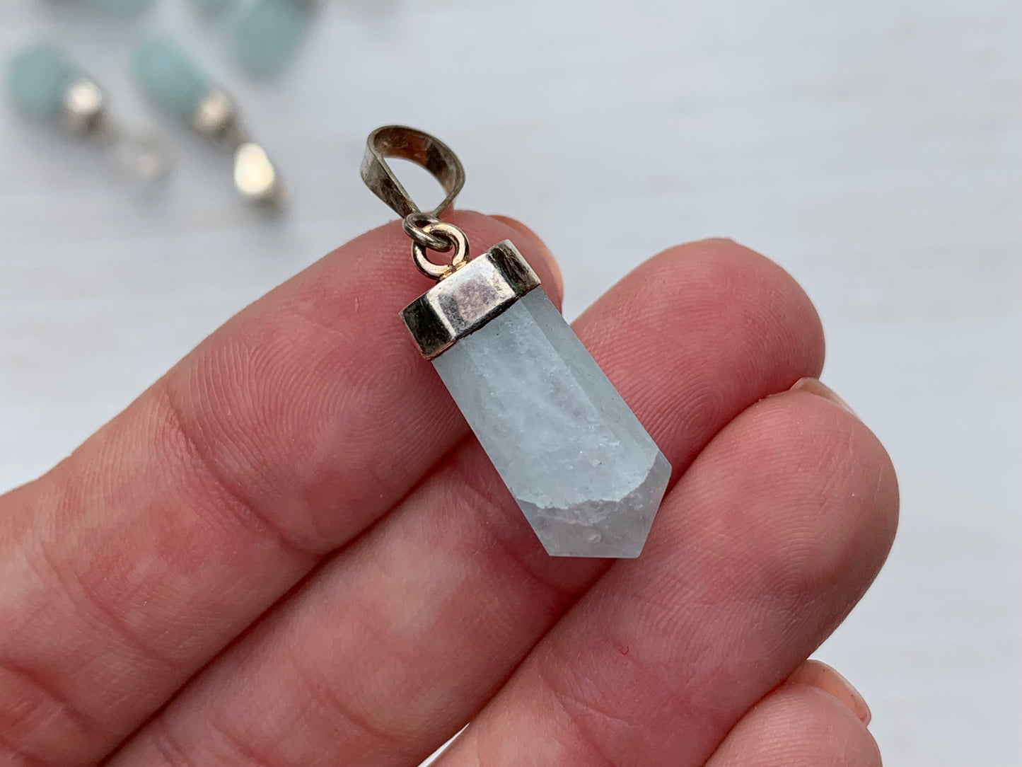 Sterling Silver Gemstone Pendant