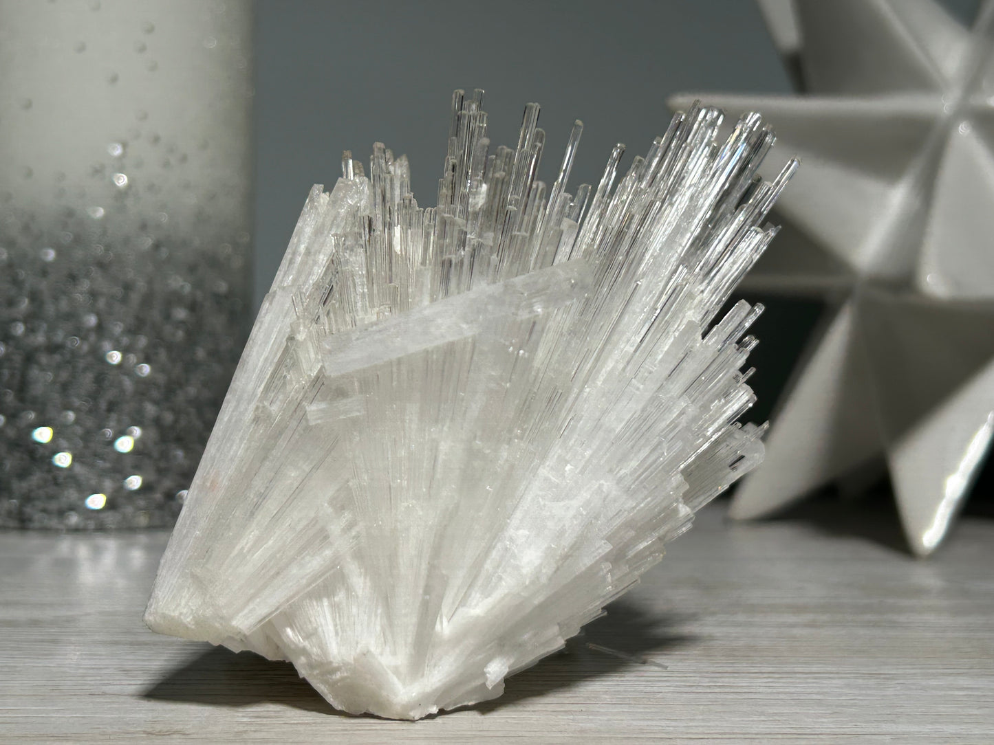 Natural Scolecite Cluster (4.4", 111mm)