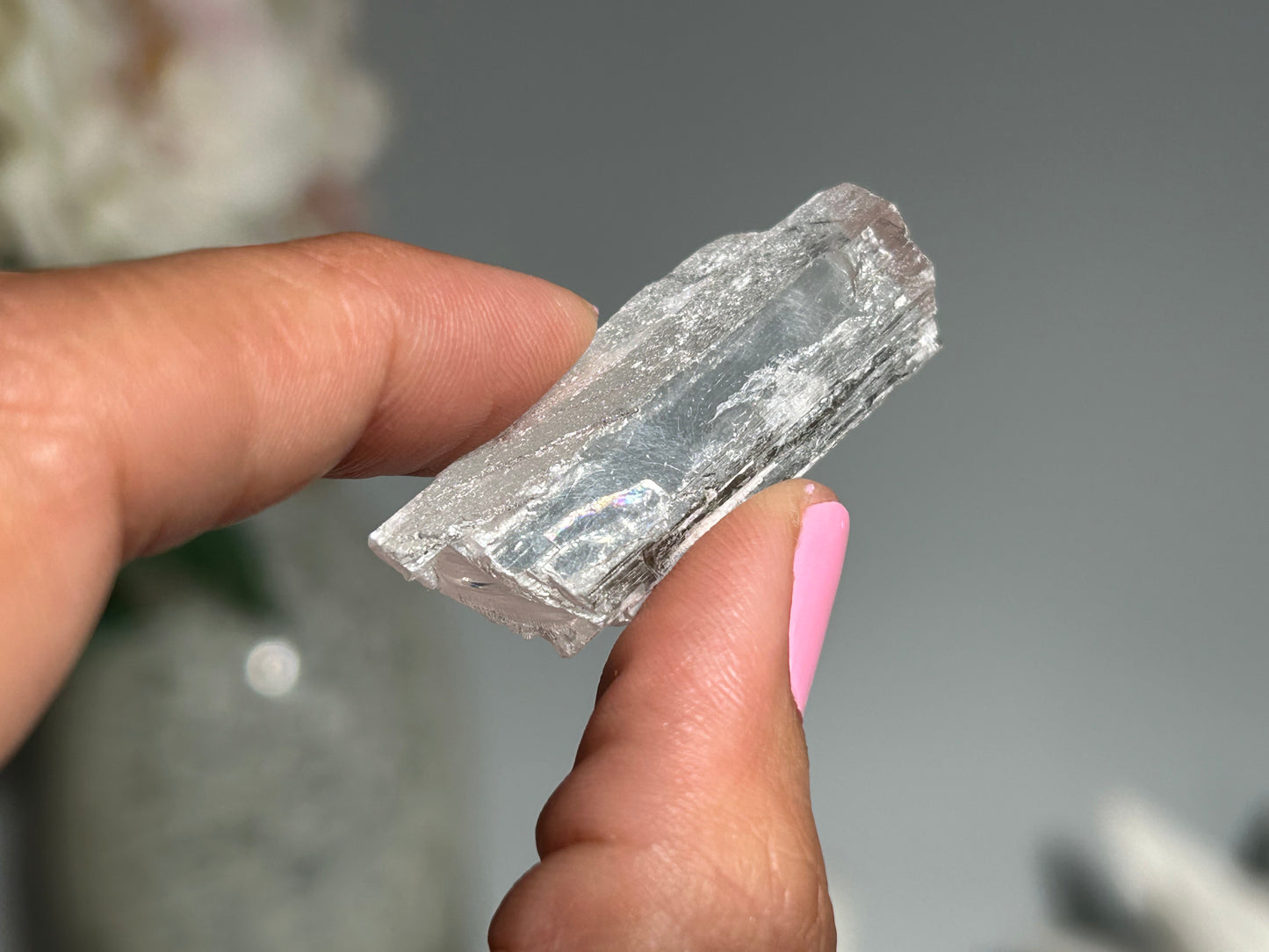Natural Clear Kunzite Point (1.5", 38mm)