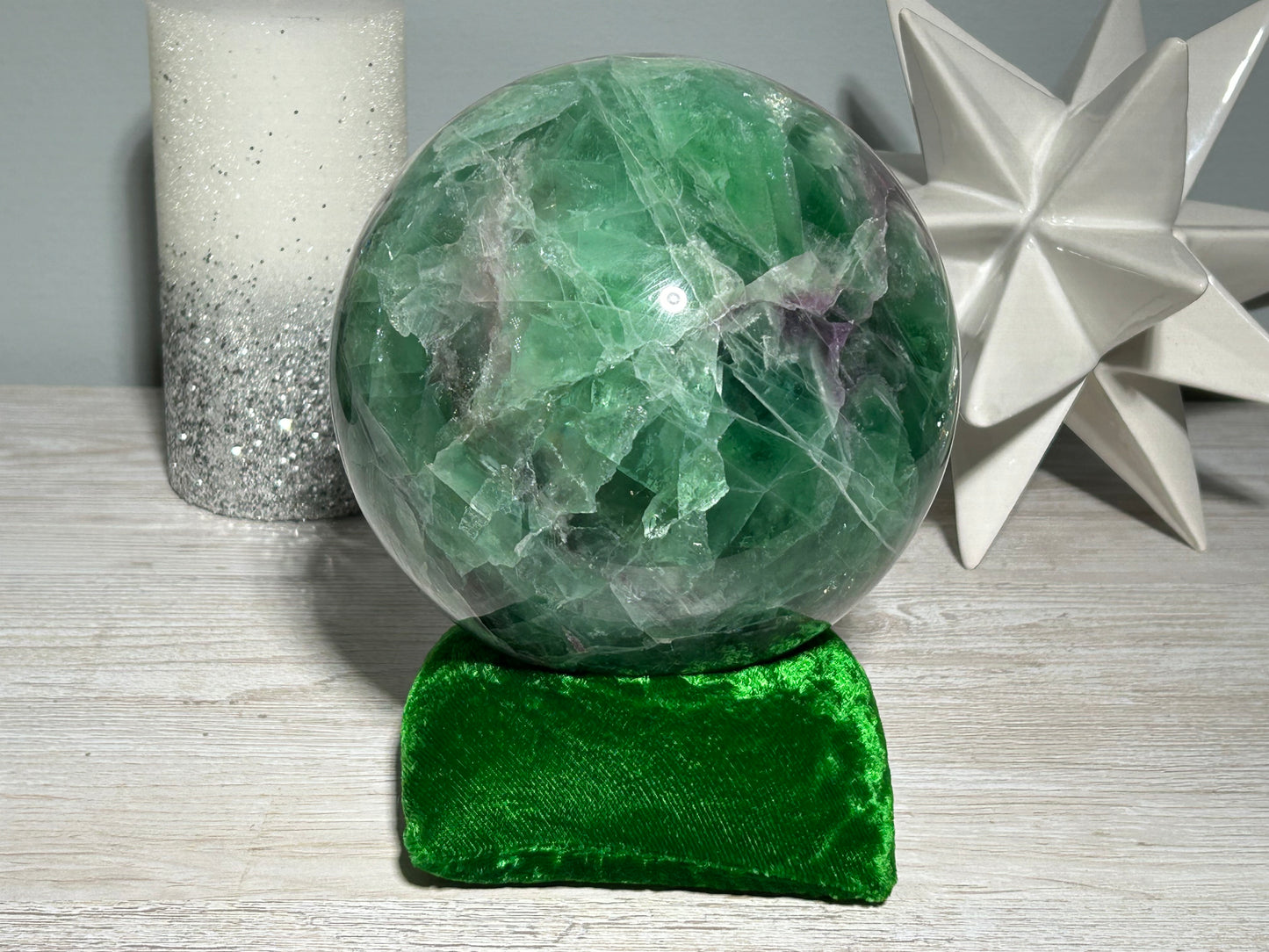 Fluorite Sphere (5.7", 145mm)