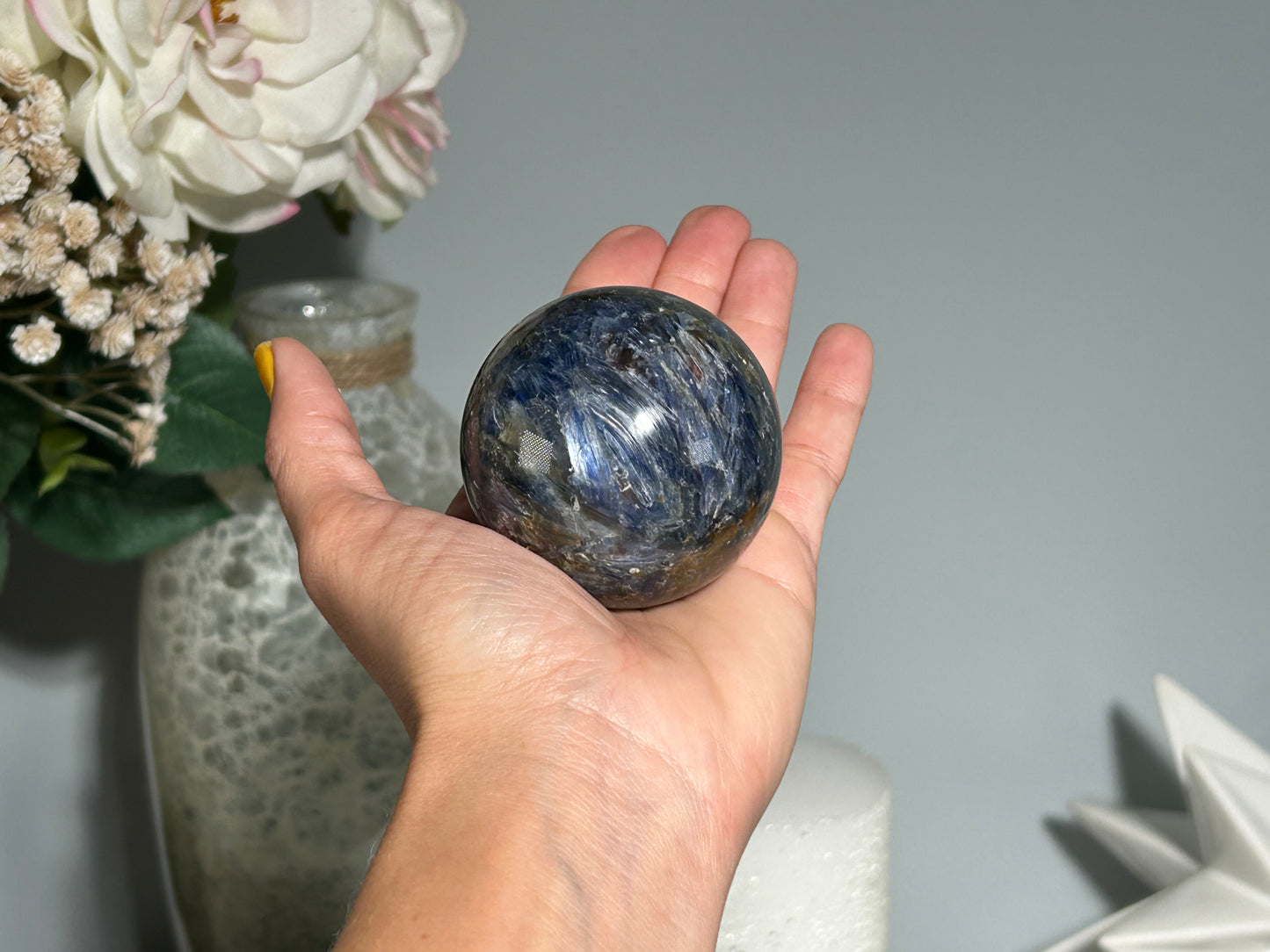 Blue Kyanite Sphere (2.2", 56mm)