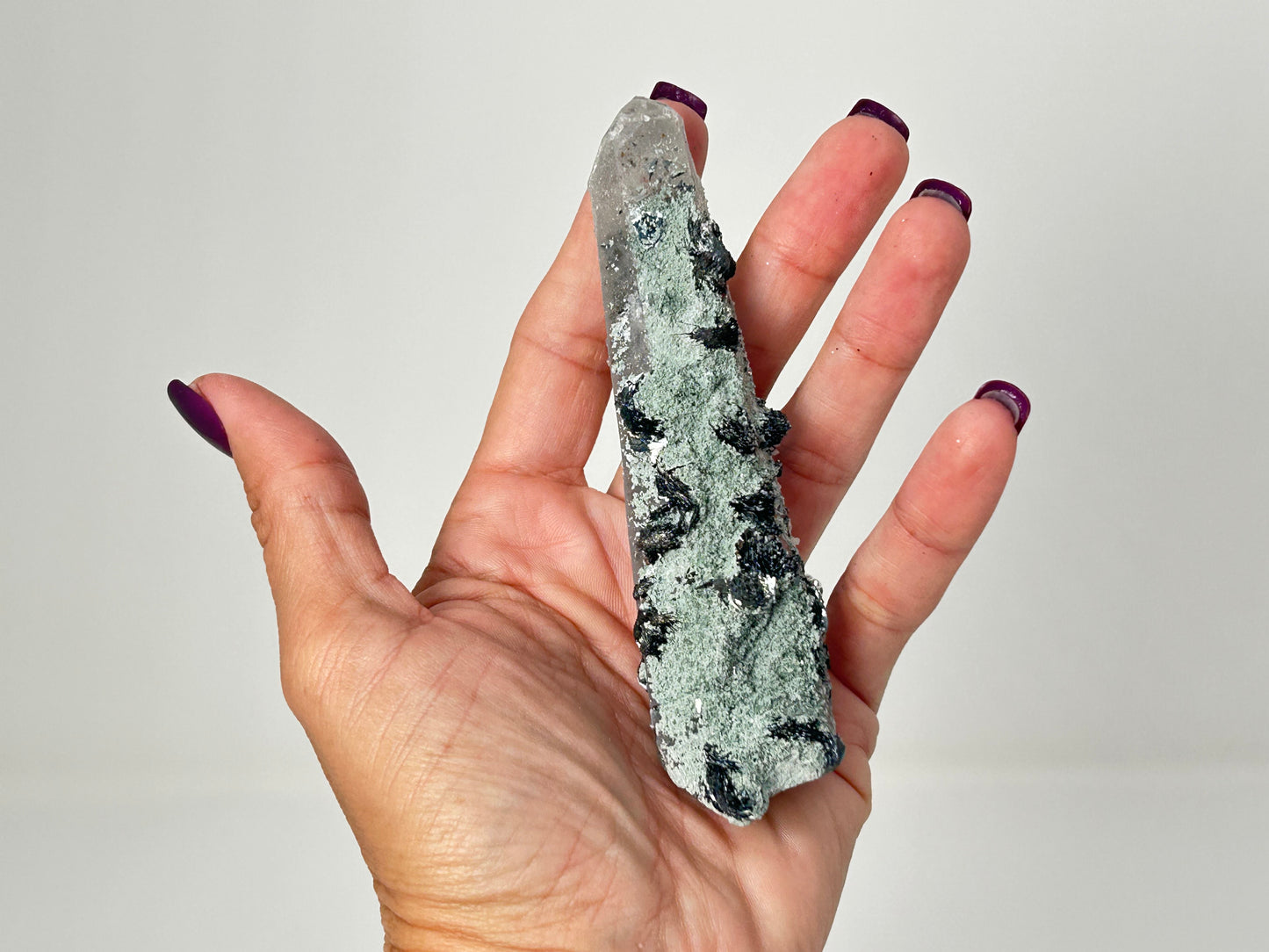 Sphalerite on Quartz (4.2", 106mm)