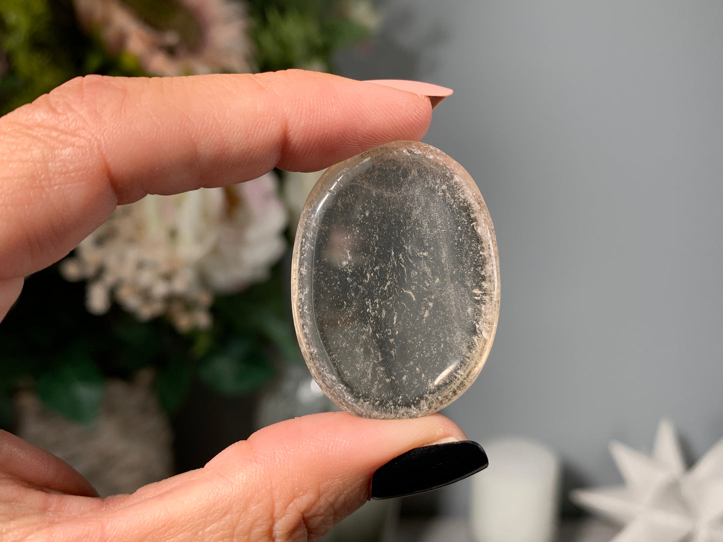 Smoky Quartz Thumb Stone