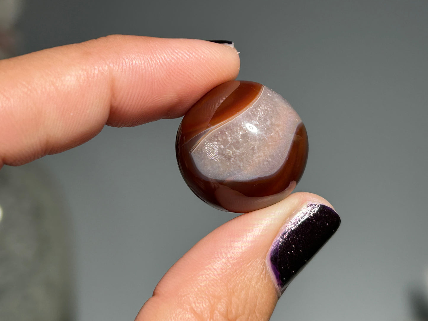 Mini Red Agate Sphere