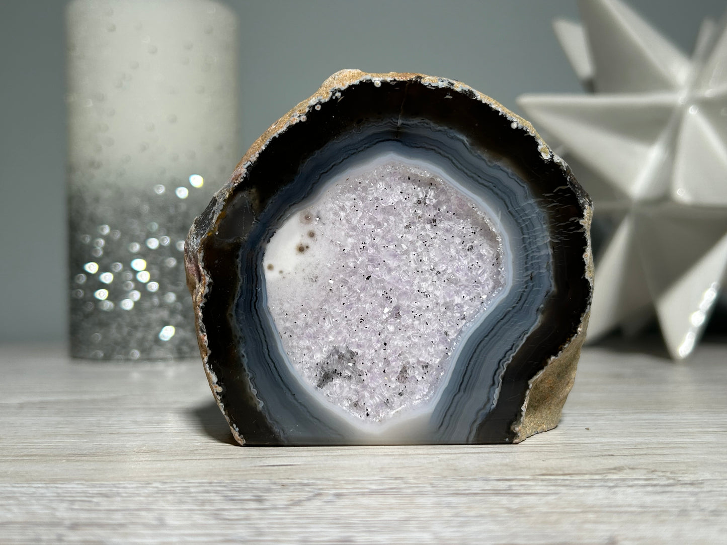 Agate Geode (3", 75mm)