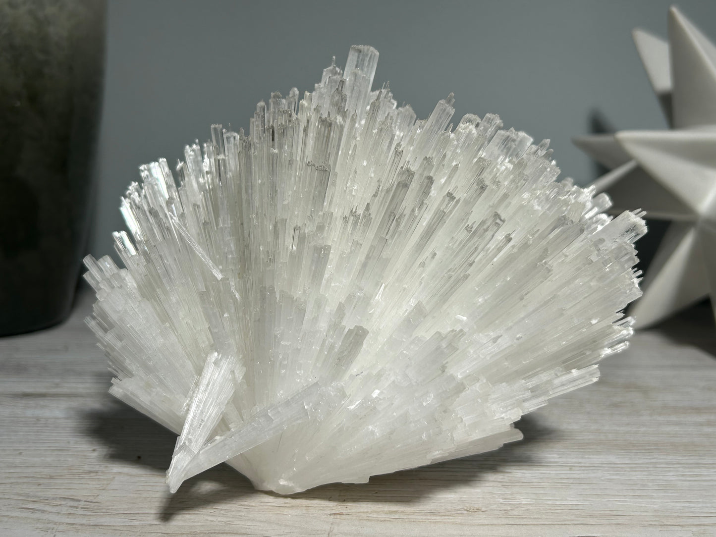 Natural Scolecite Cluster (6.6", 167mm)