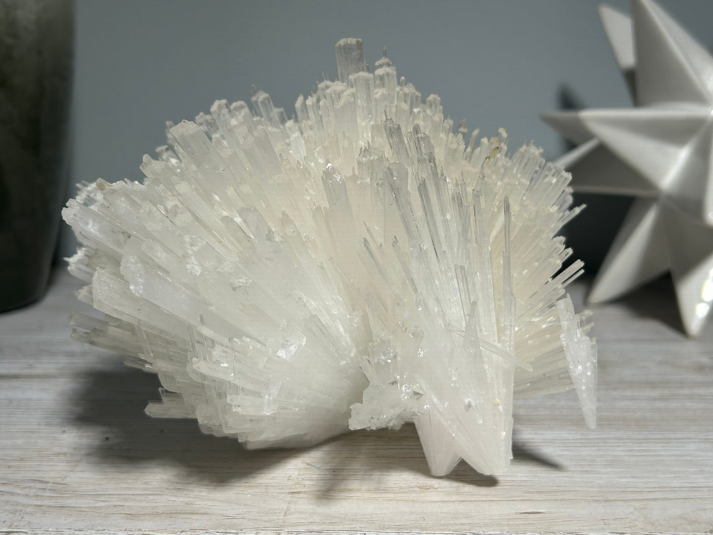 Natural Scolecite Cluster (6.6", 167mm)
