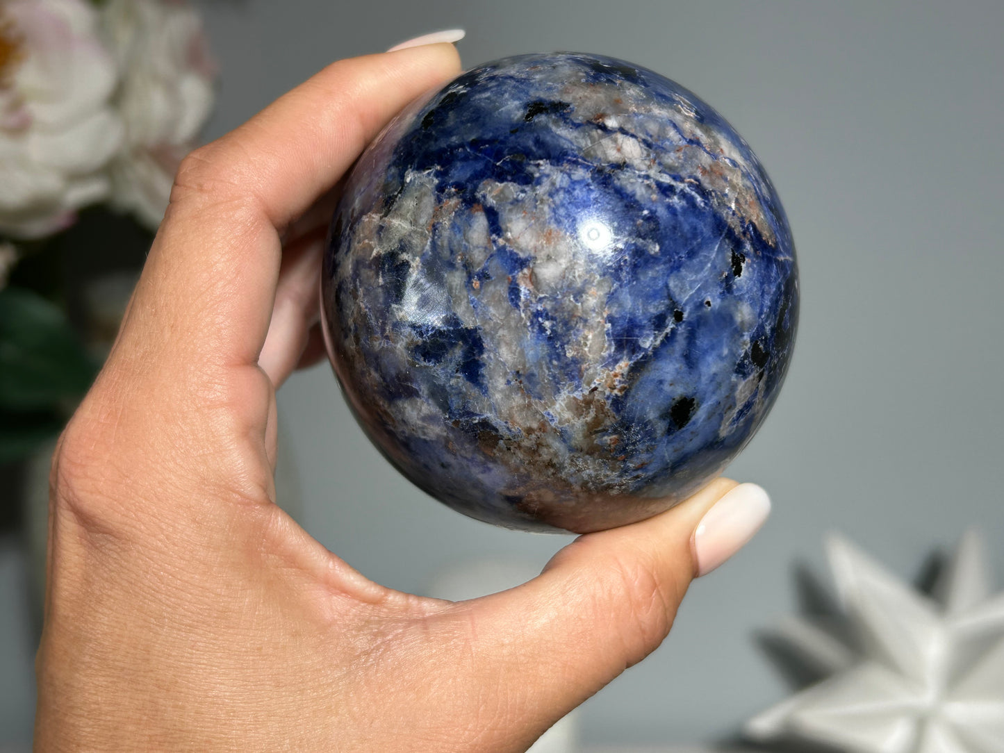 Sodalite Sphere (2.8", 71mm)