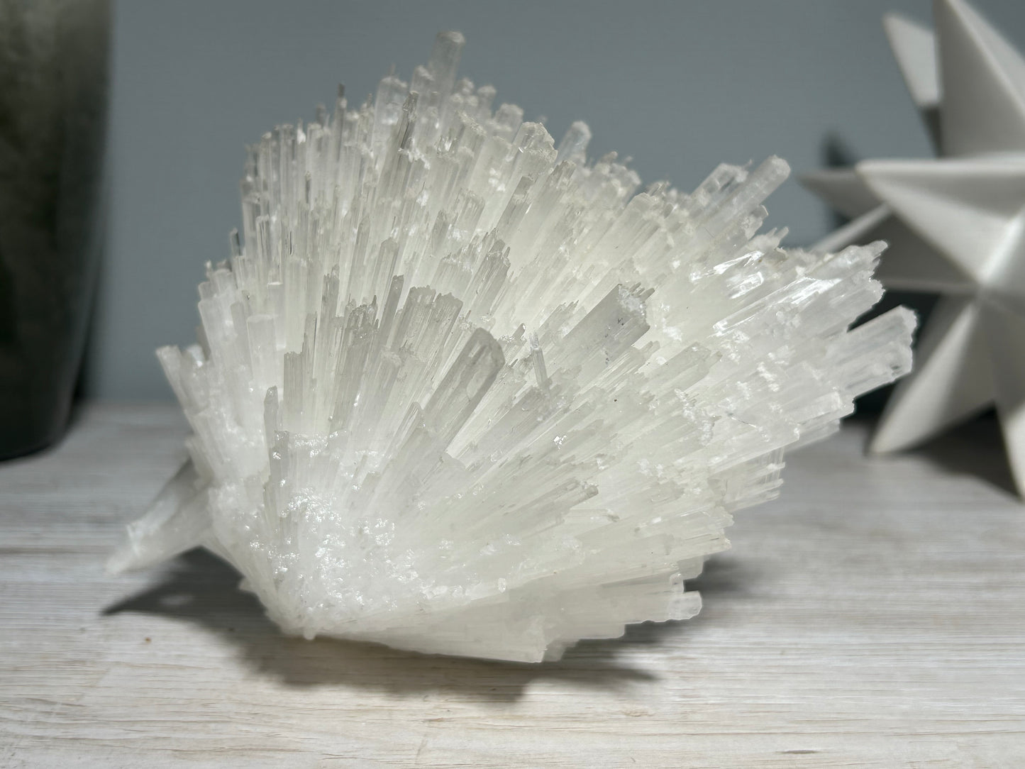 Natural Scolecite Cluster (6.6", 167mm)