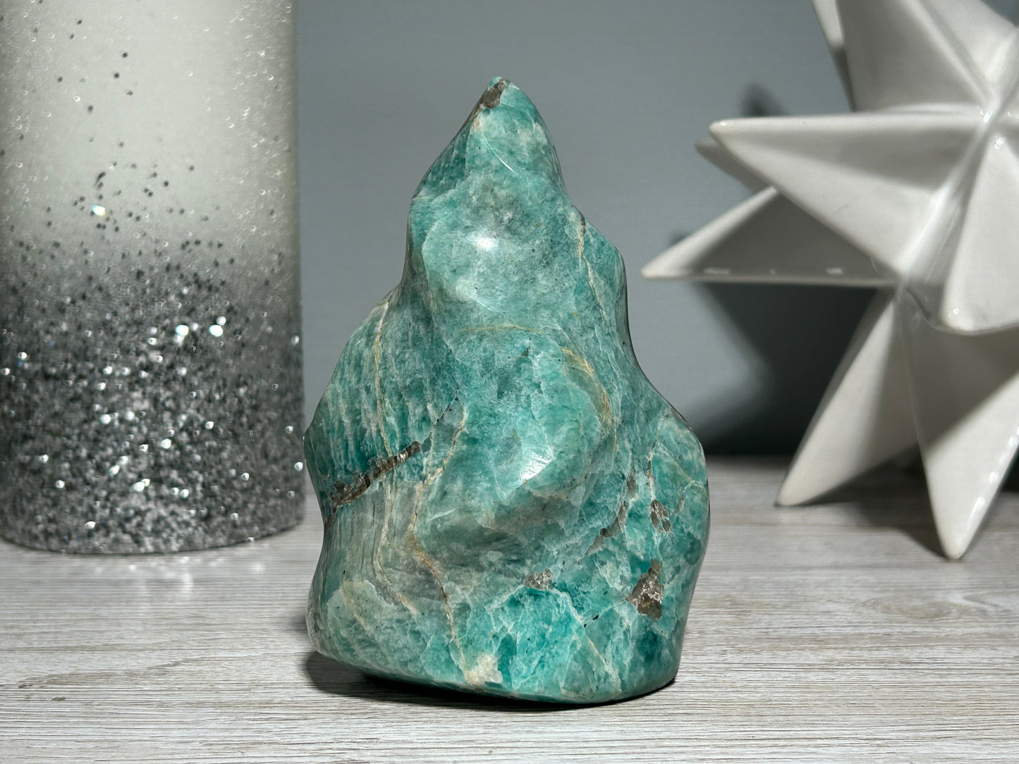 Amazonite Flame (4.2", 108mm)