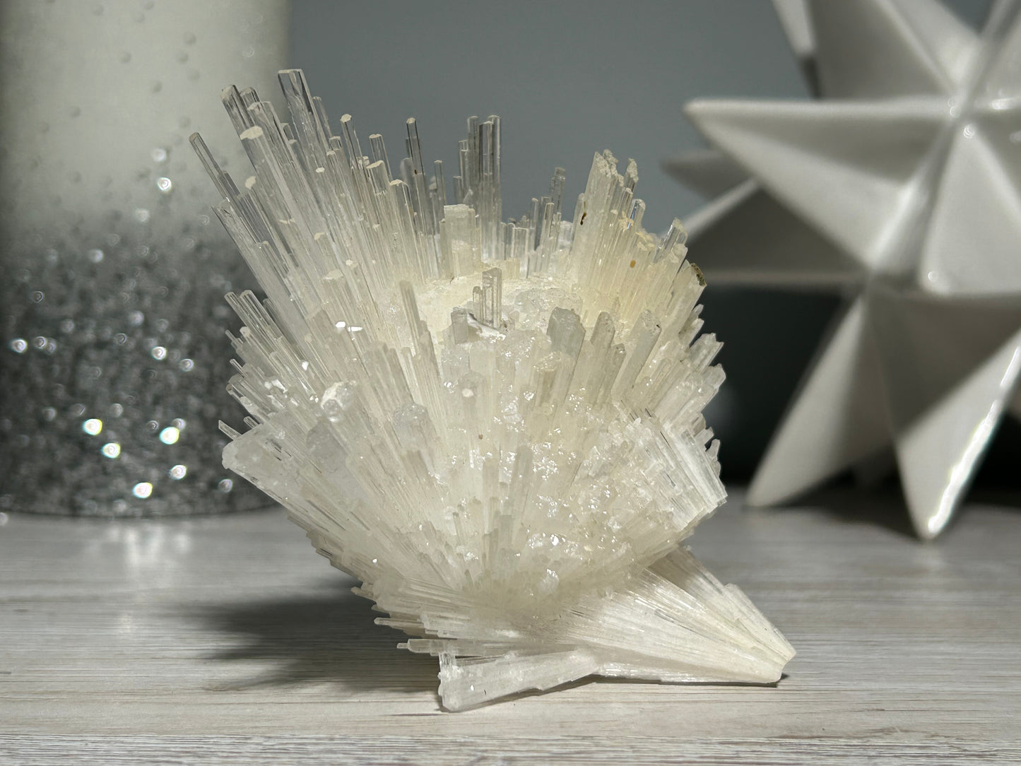 Natural Scolecite Cluster (4.4", 111mm)