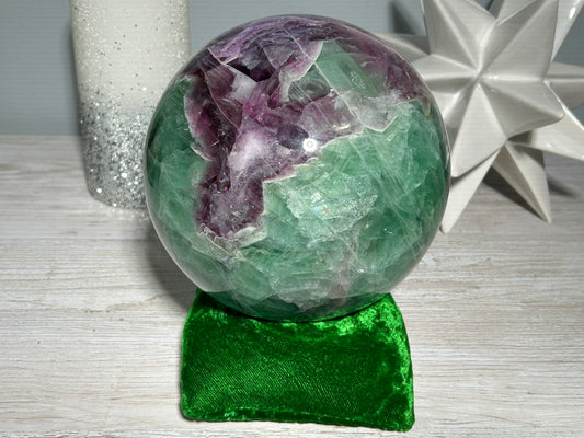 Fluorite Sphere (5.7", 145mm)