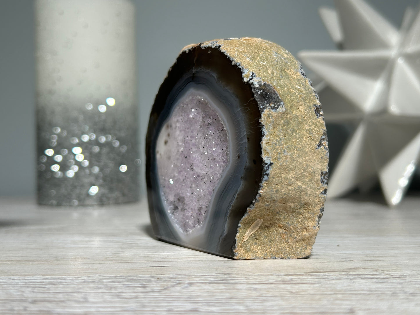 Agate Geode (3", 75mm)