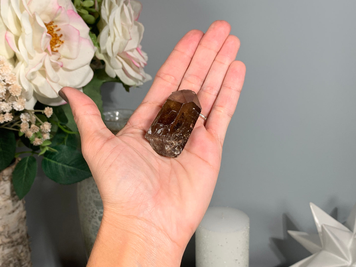 Smoky Citrine Point (2", 50mm)