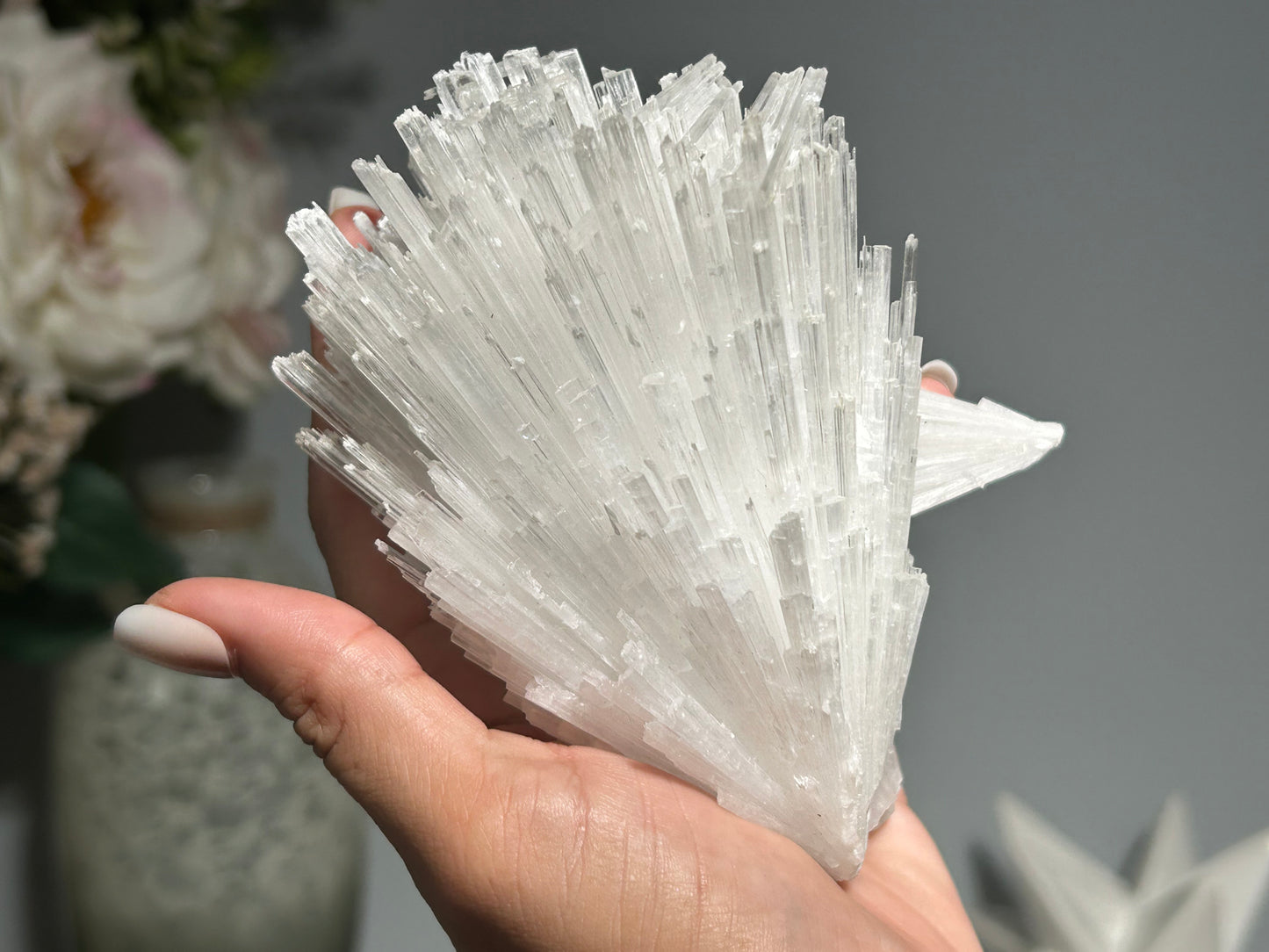 Natural Scolecite Cluster (4.7", 119mm)
