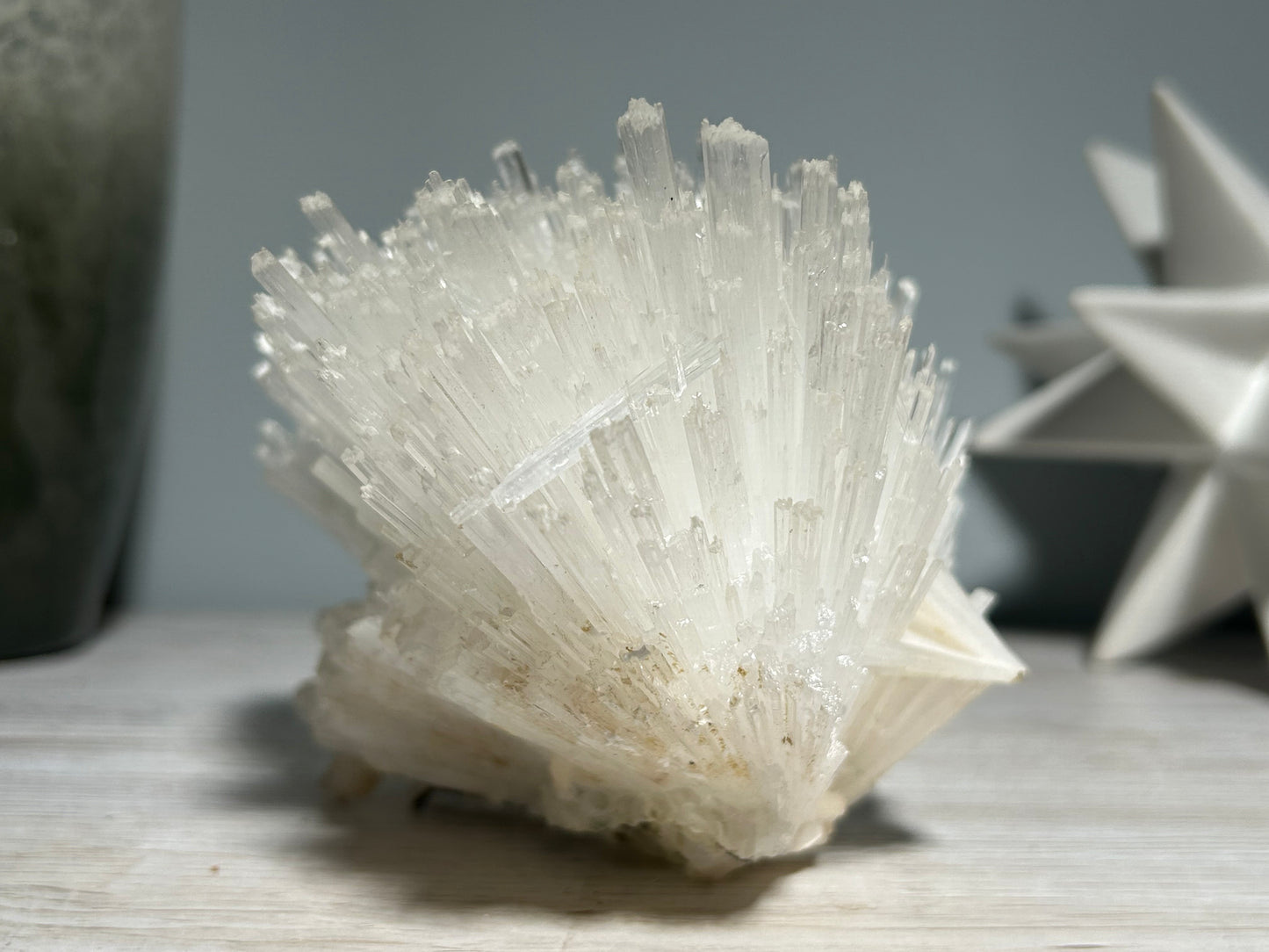 Natural Scolecite Cluster (6.8", 174mm)
