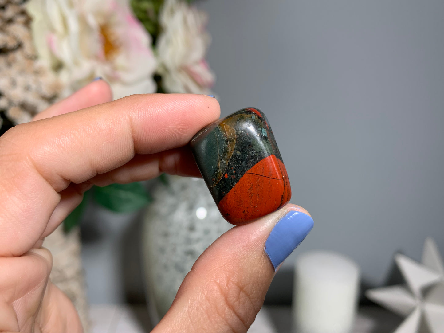 2pc Tumbled African Bloodstone