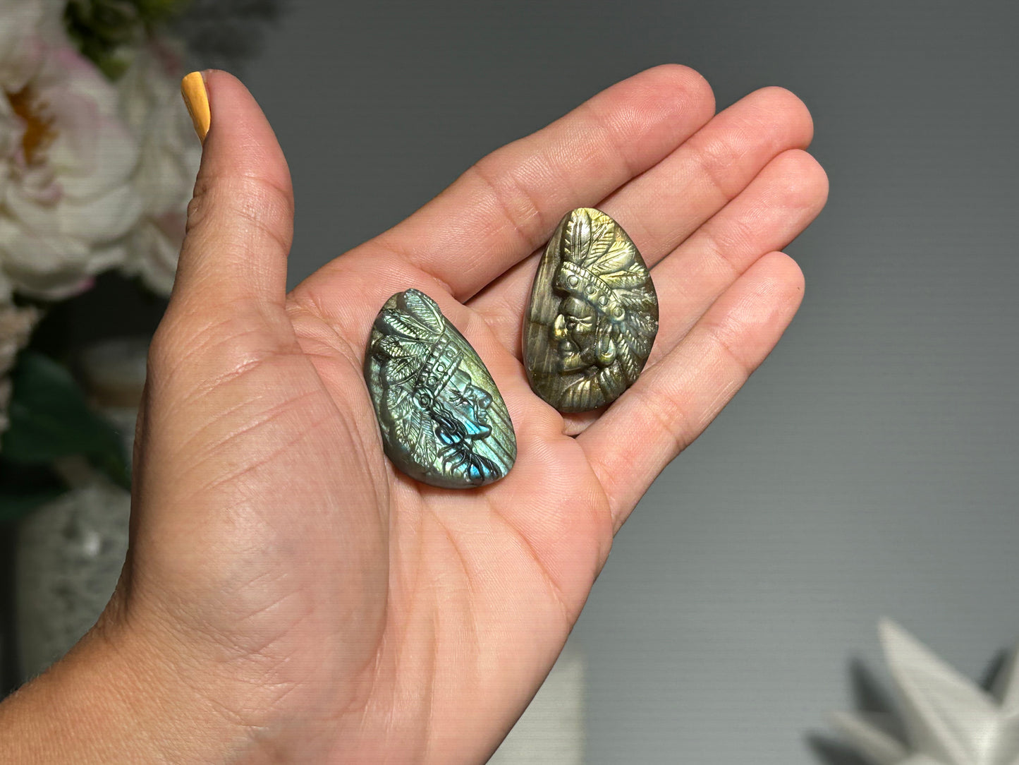 Labradorite Indian Head