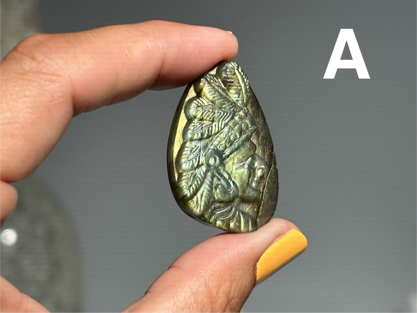 Labradorite Indian Head