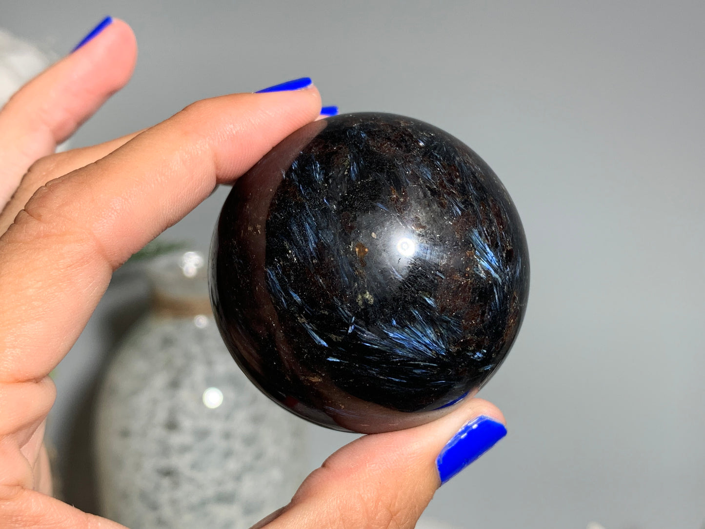 Grade A+ Anthophyllite Sphere (1.75" 45mm, Clearance)