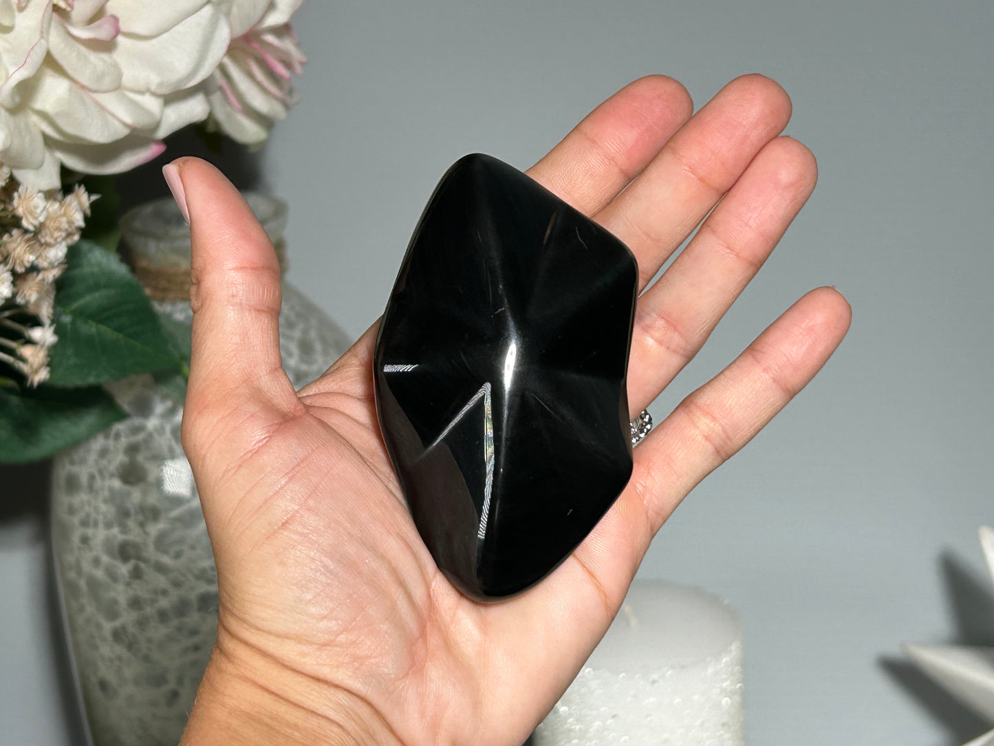 Rainbow Obsidian Star (3.4", 87mm)