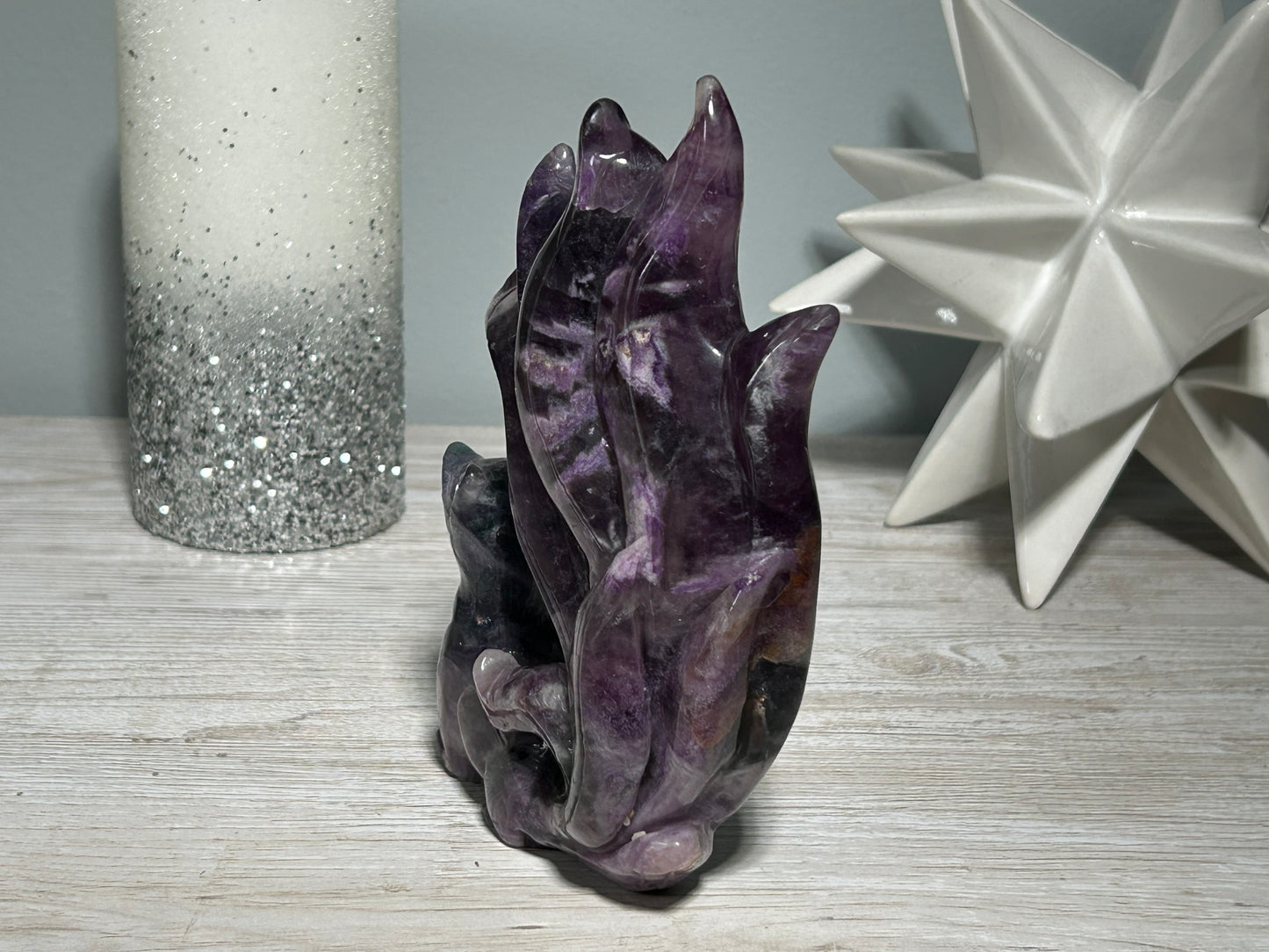 Fluorite Fox (6.6", 167mm)
