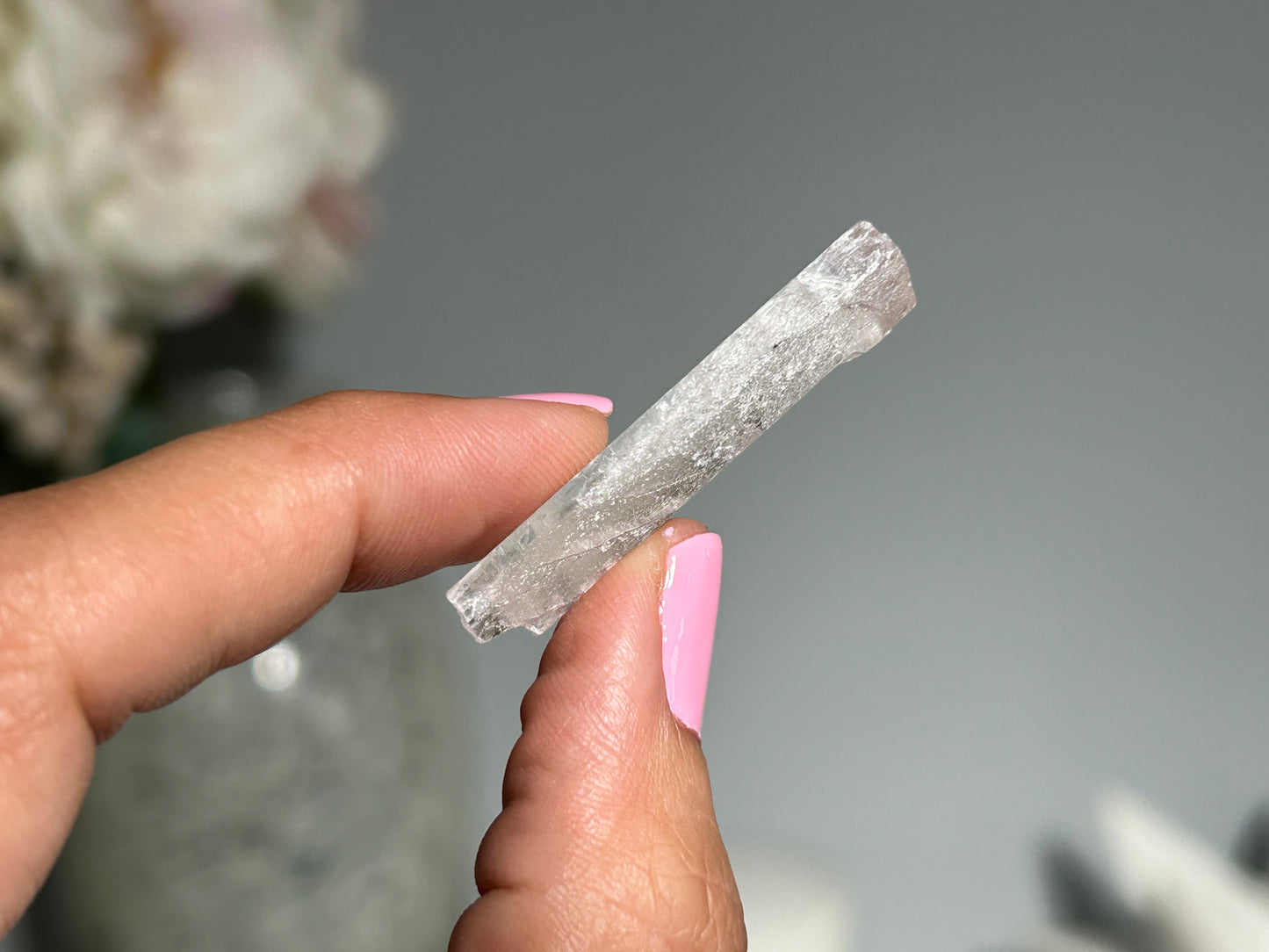 Natural Clear Kunzite Point (1.5", 38mm)