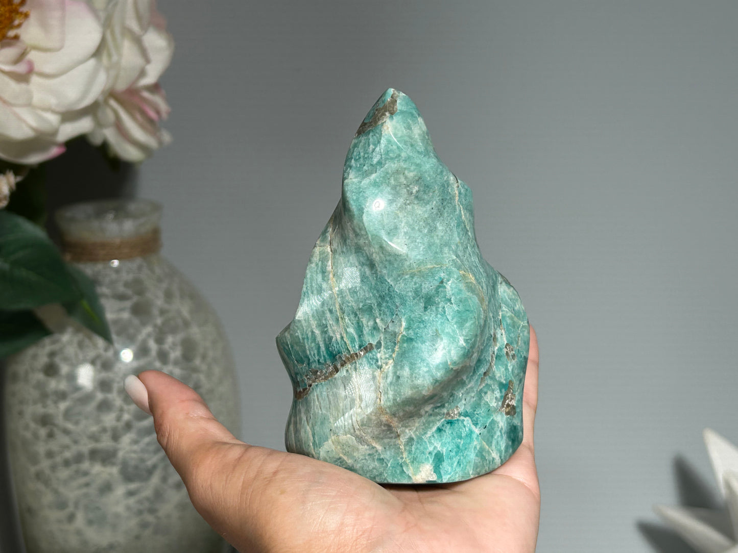 Amazonite Flame (4.2", 108mm)