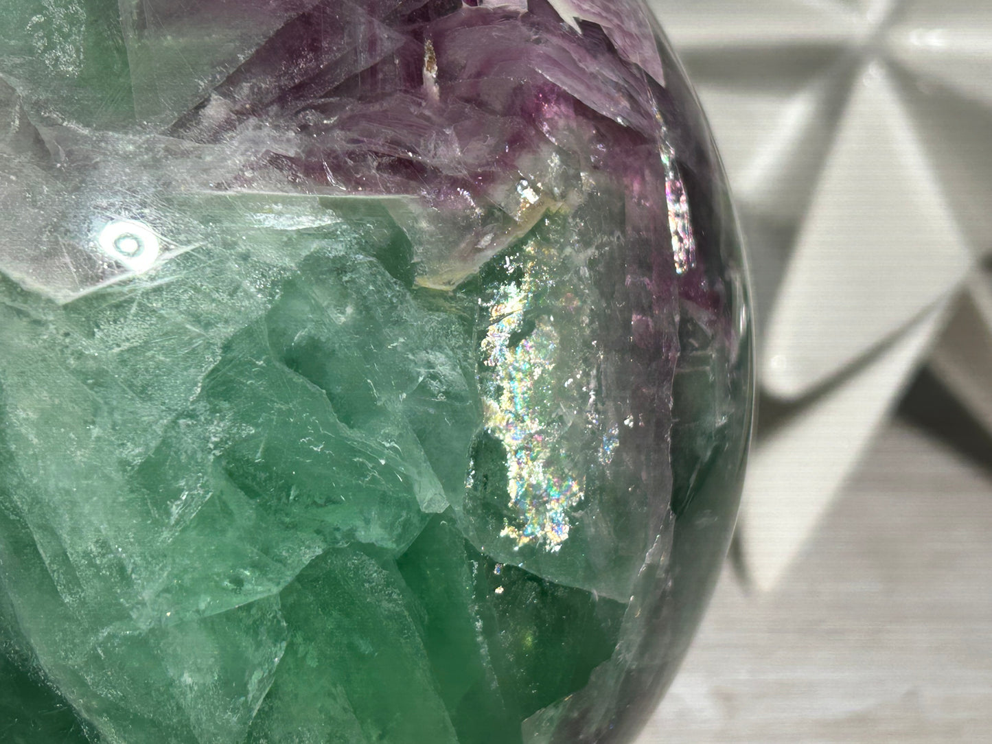 Fluorite Sphere (5.7", 145mm)