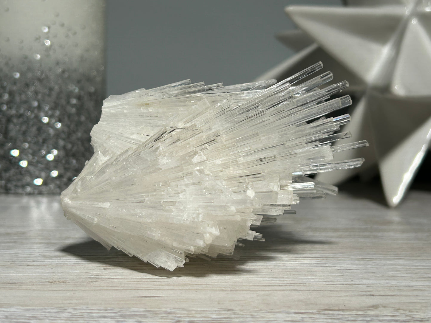 Natural Scolecite Cluster (4", 10cm)