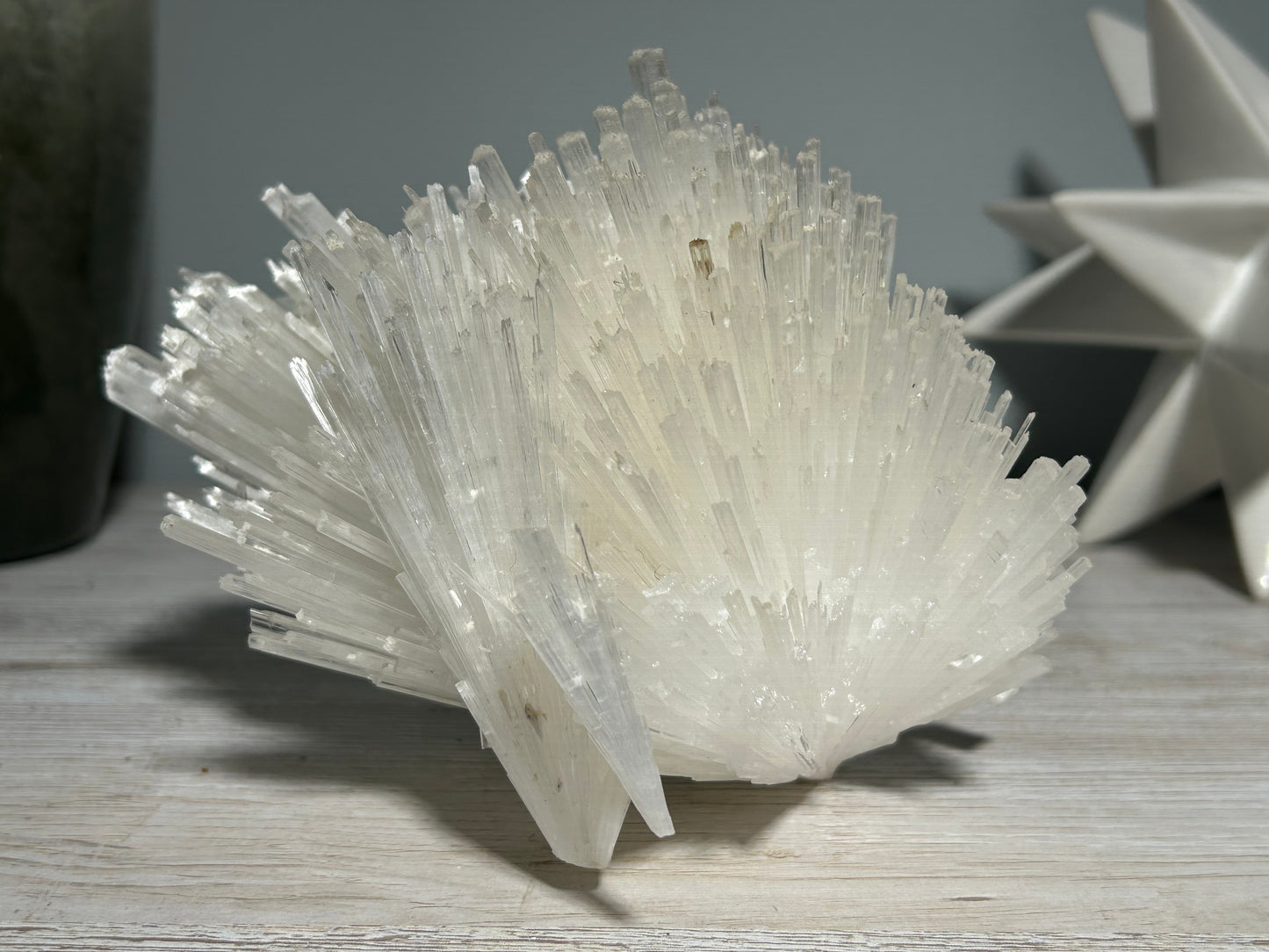 Natural Scolecite Cluster (6.6", 167mm)