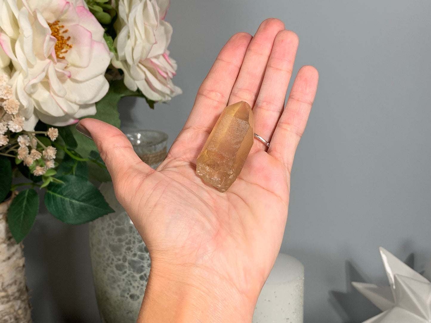 Smoky Citrine Point (2.1", 52mm)