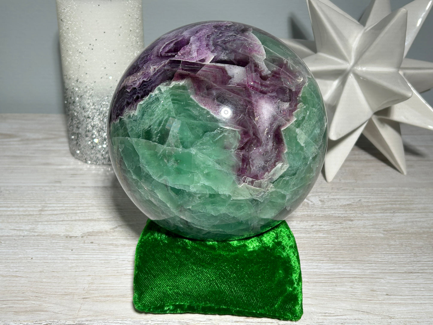 Fluorite Sphere (5.7", 145mm)