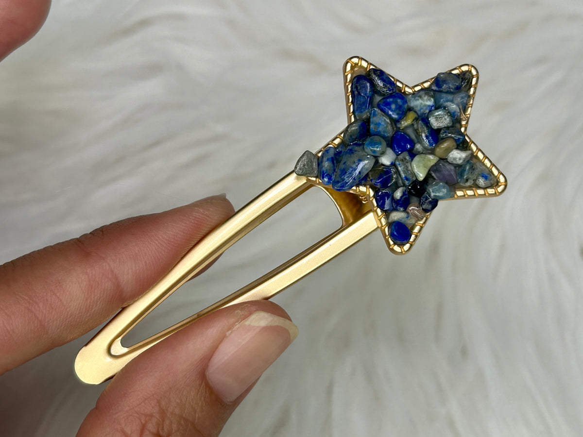 Crystal Star Hair Clip