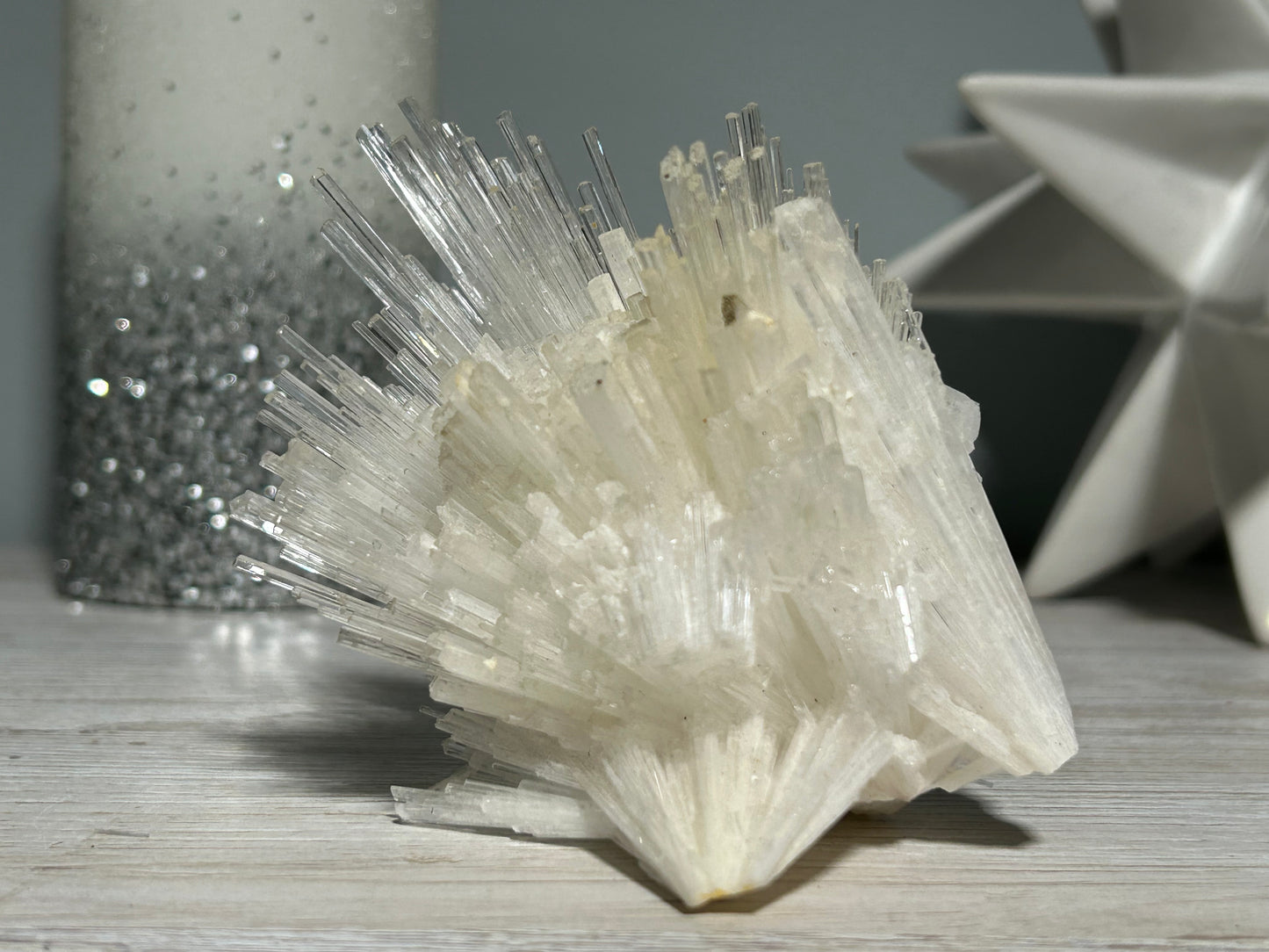 Natural Scolecite Cluster (4.4", 111mm)