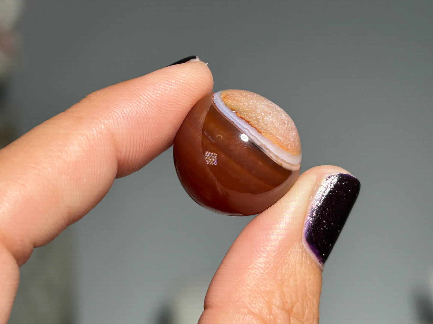 Mini Red Agate Sphere