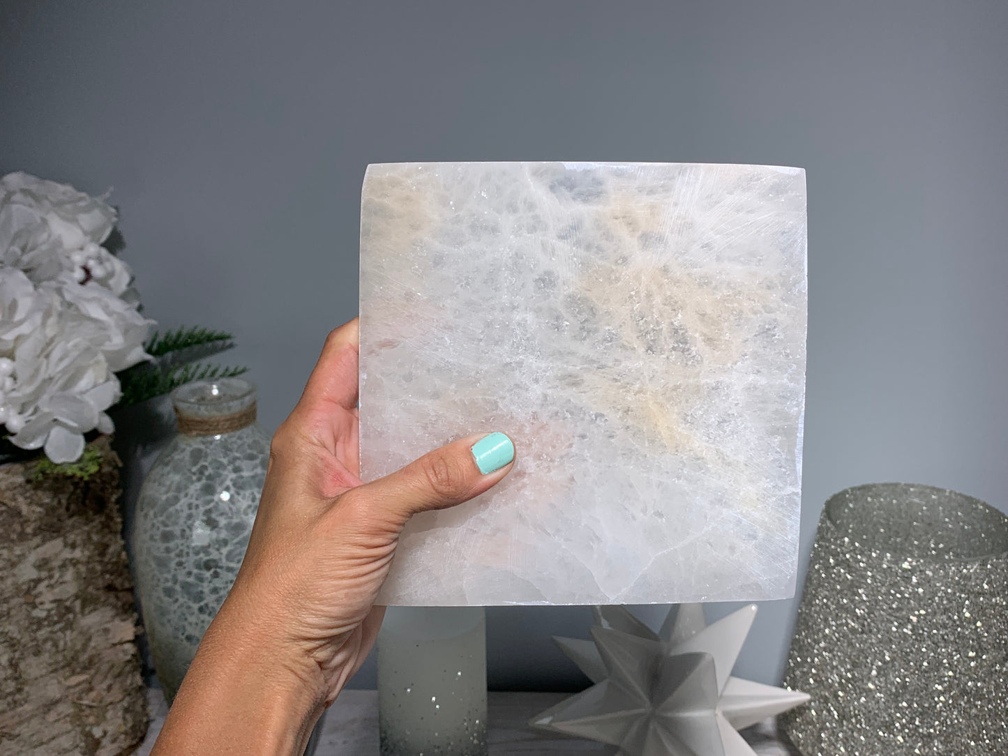 Selenite Charging Plate (6" Square)
