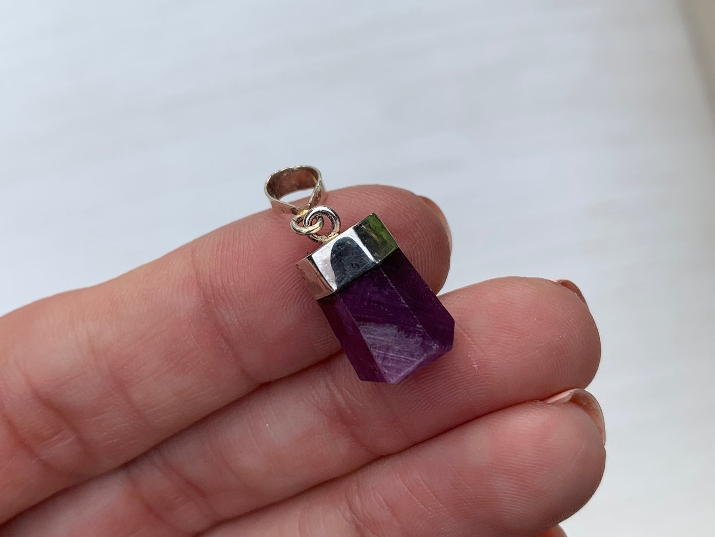 Sterling Silver Gemstone Pendant