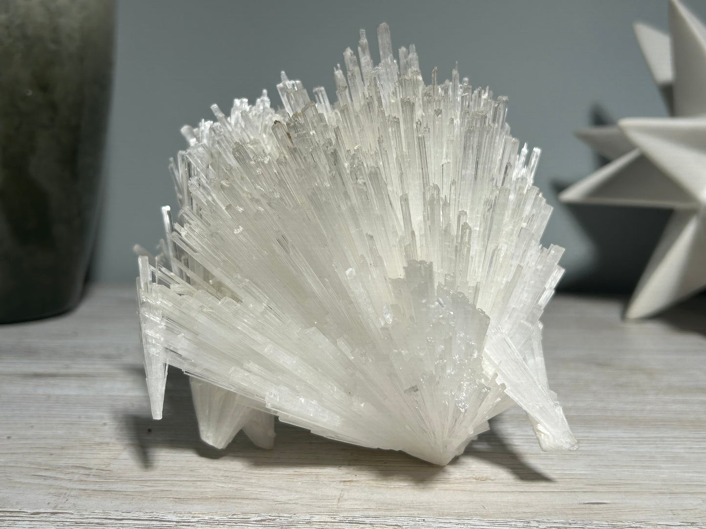 Natural Scolecite Cluster (6.6", 167mm)