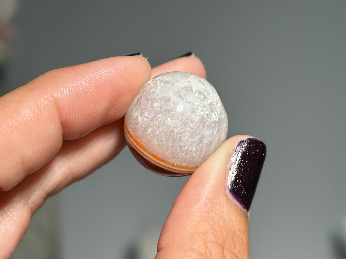 Mini Red Agate Sphere