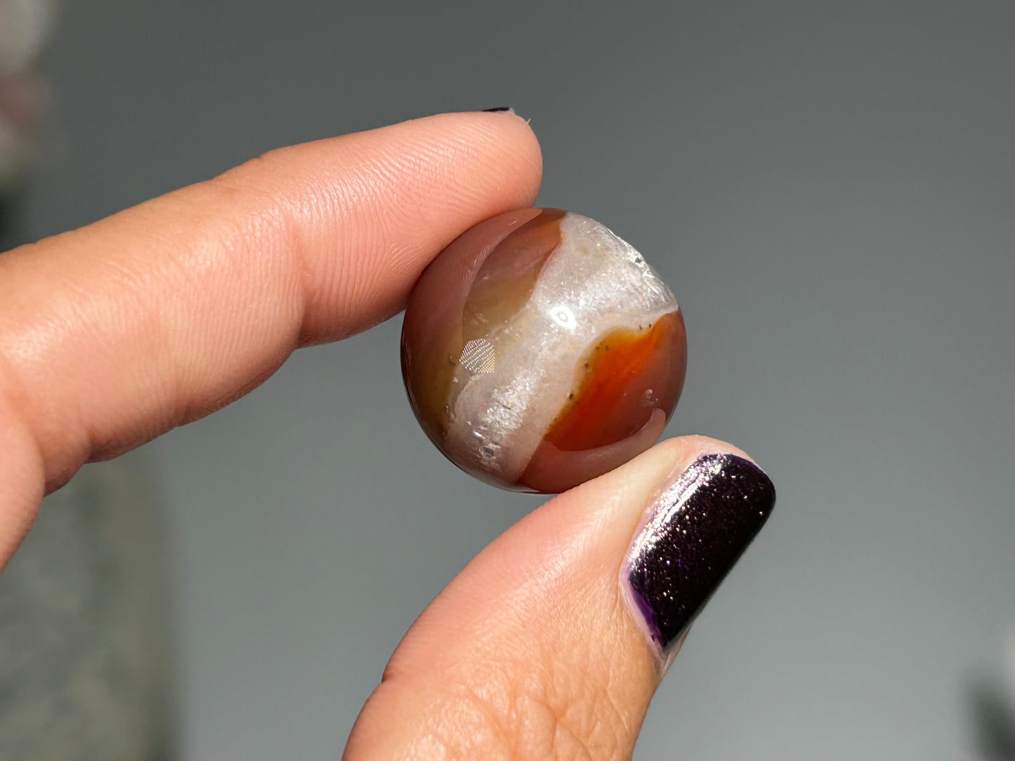 Mini Red Agate Sphere