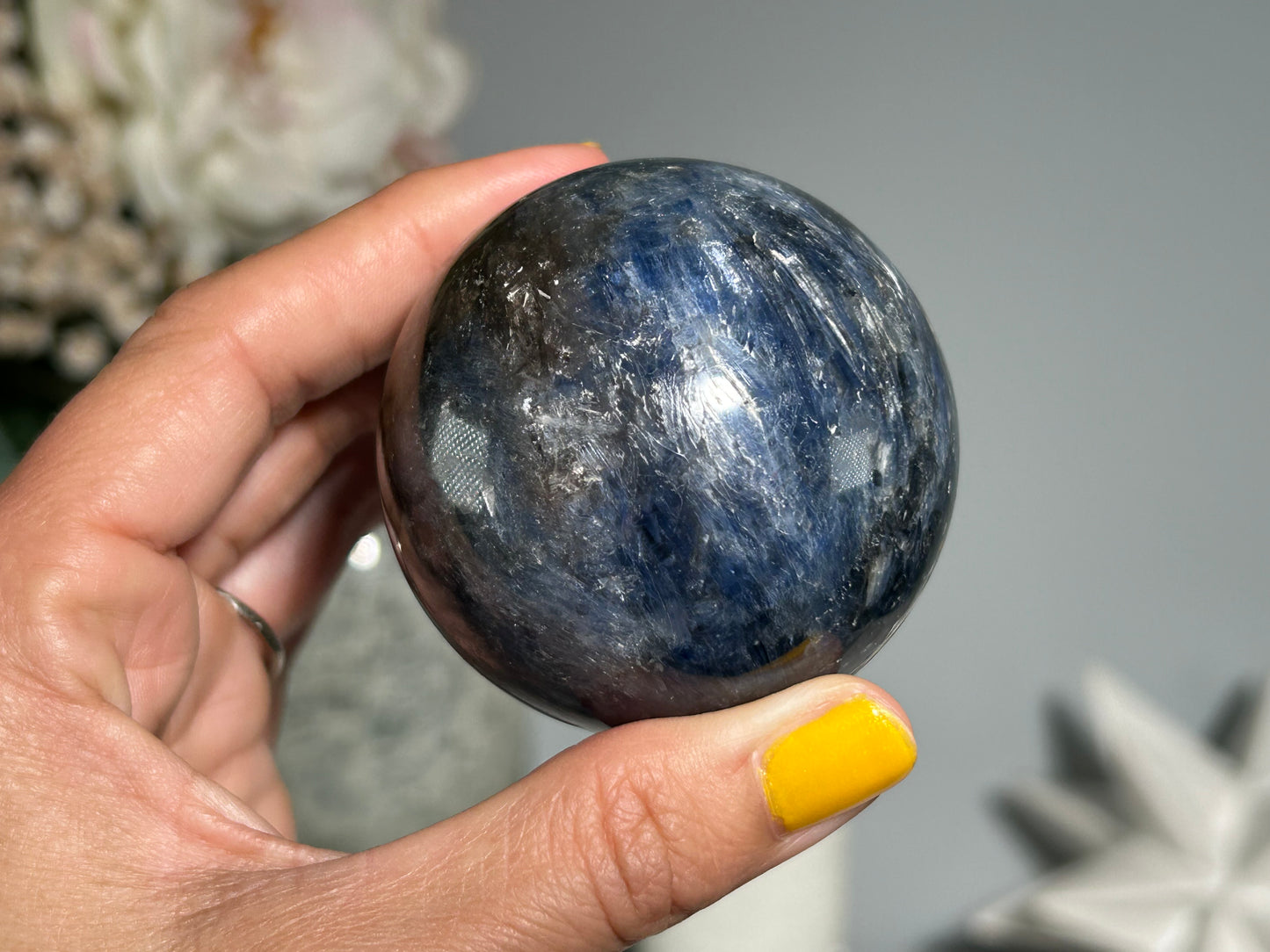 Blue Kyanite Sphere (2.2", 56mm)