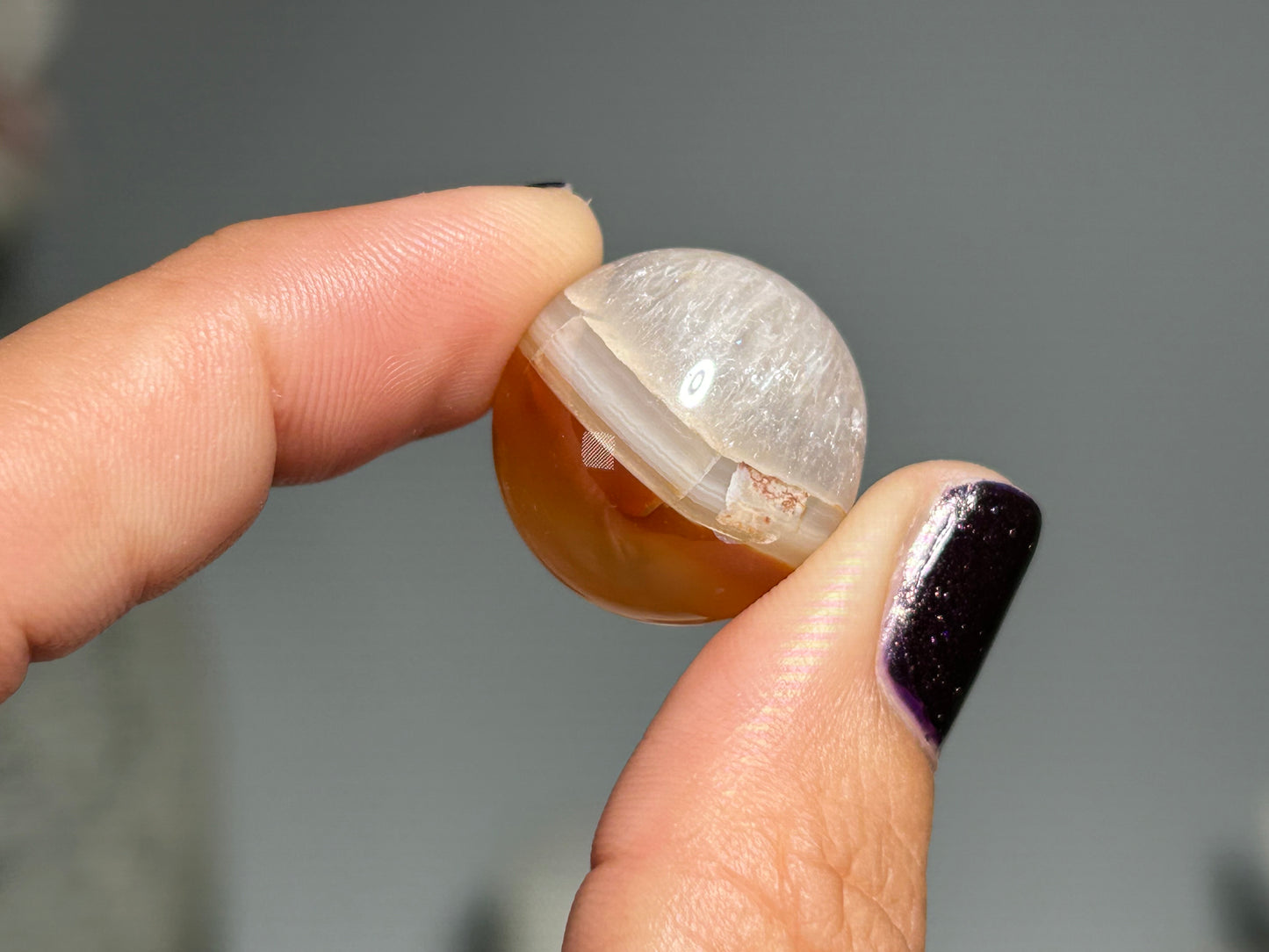 Mini Red Agate Sphere