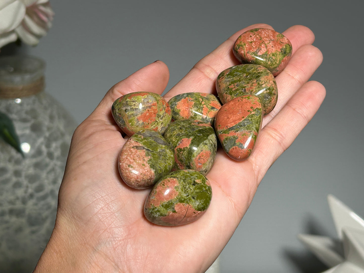 Tumbled Unakite
