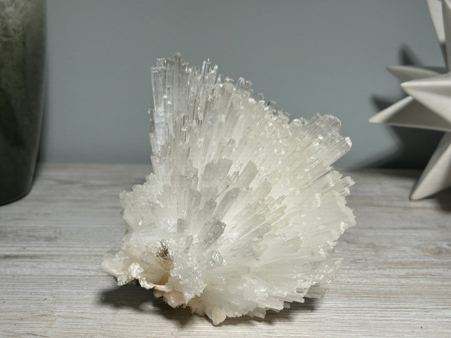 Natural Scolecite Cluster (6.8", 174mm)