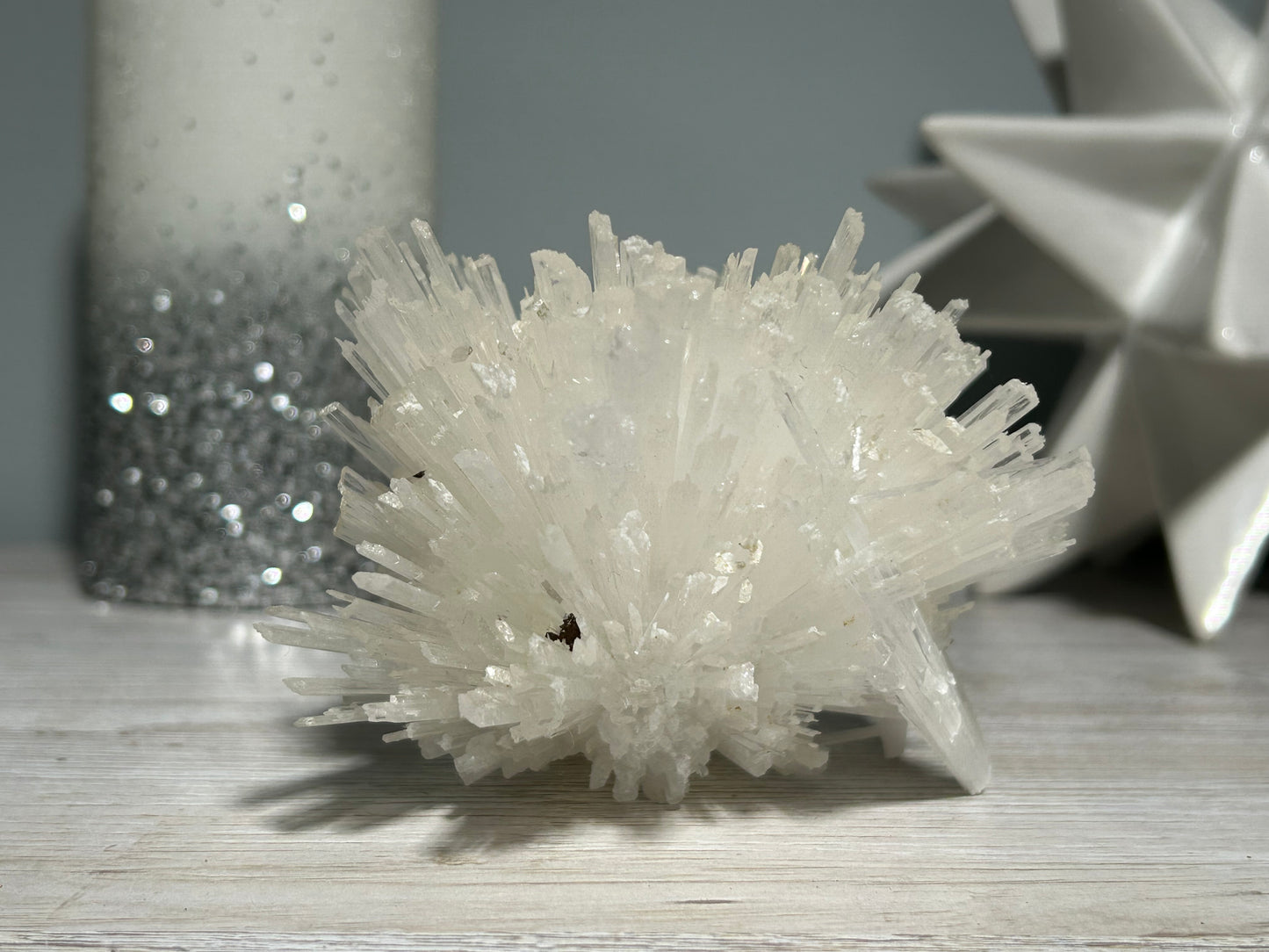 Natural Scolecite Cluster (4.8", 122mm)