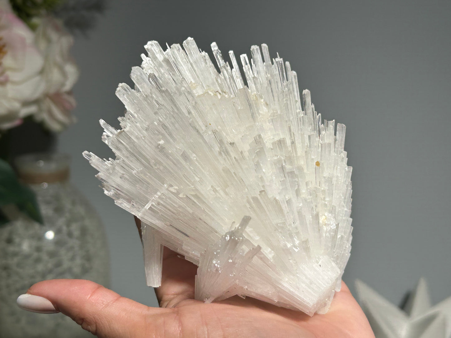 Natural Scolecite Cluster (4.8", 122mm)