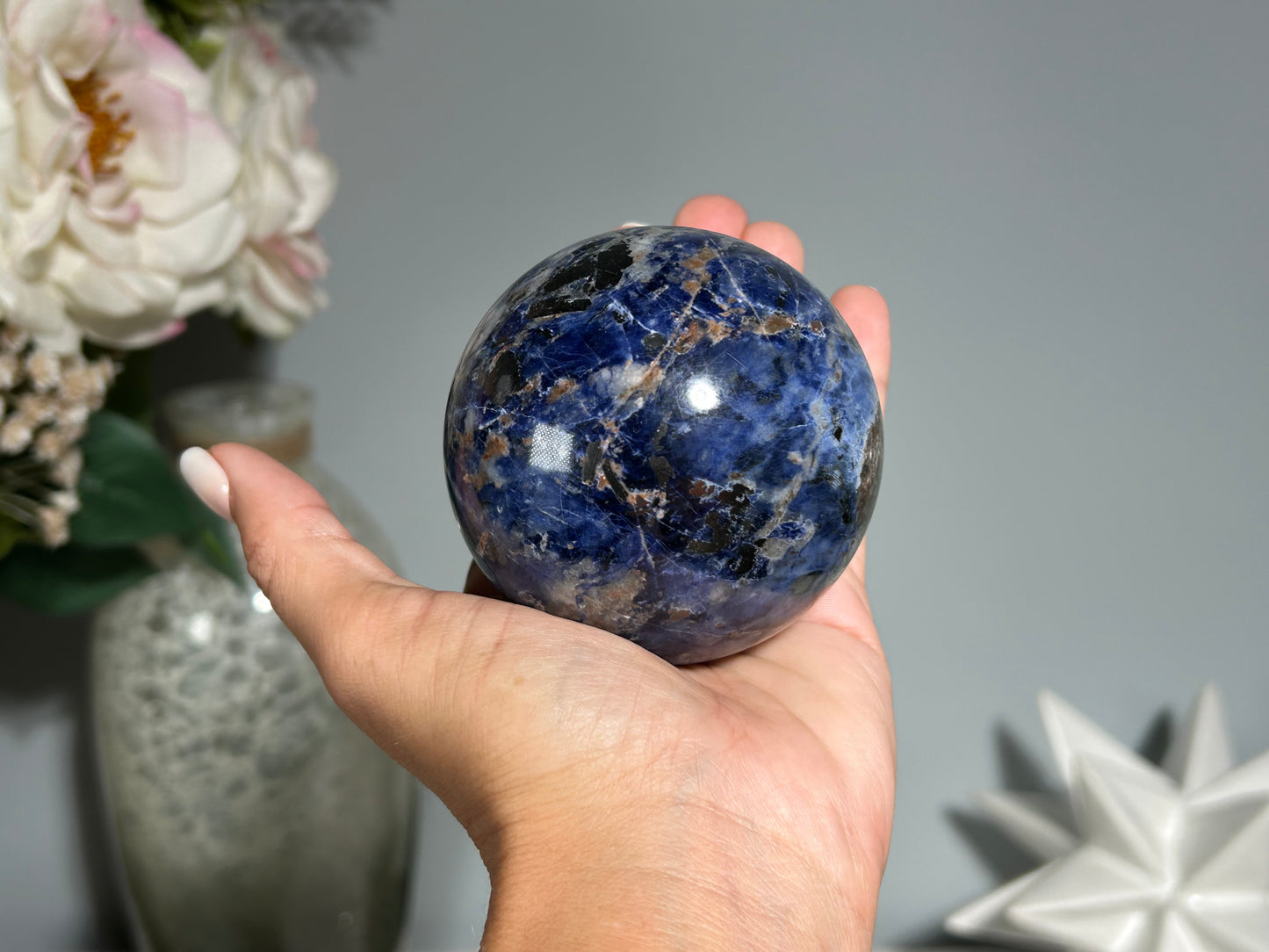 Sodalite Sphere (2.8", 71mm)