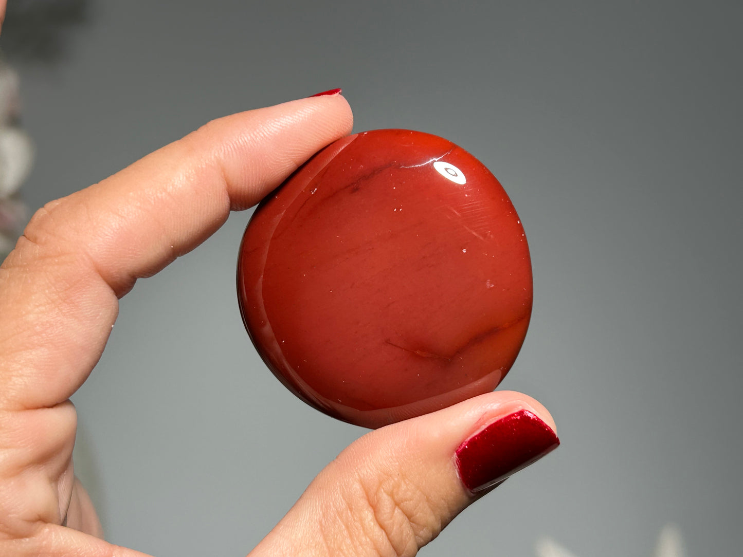Flat Mookaite Palm Stone