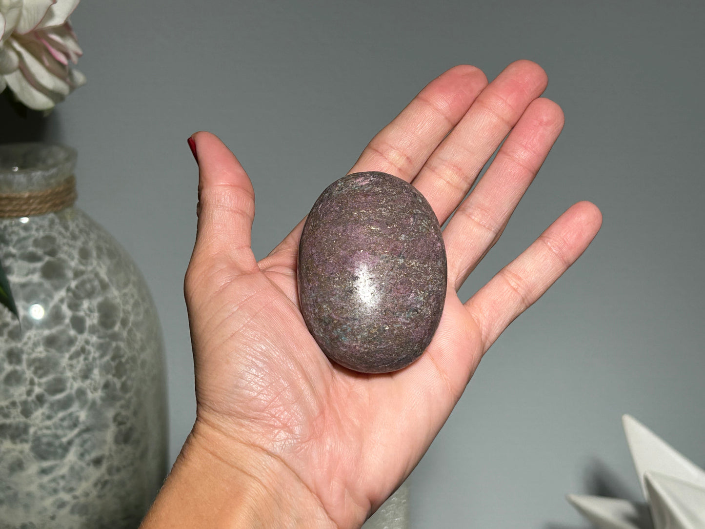 Ruby Palm Stone (2.5", 63mm)